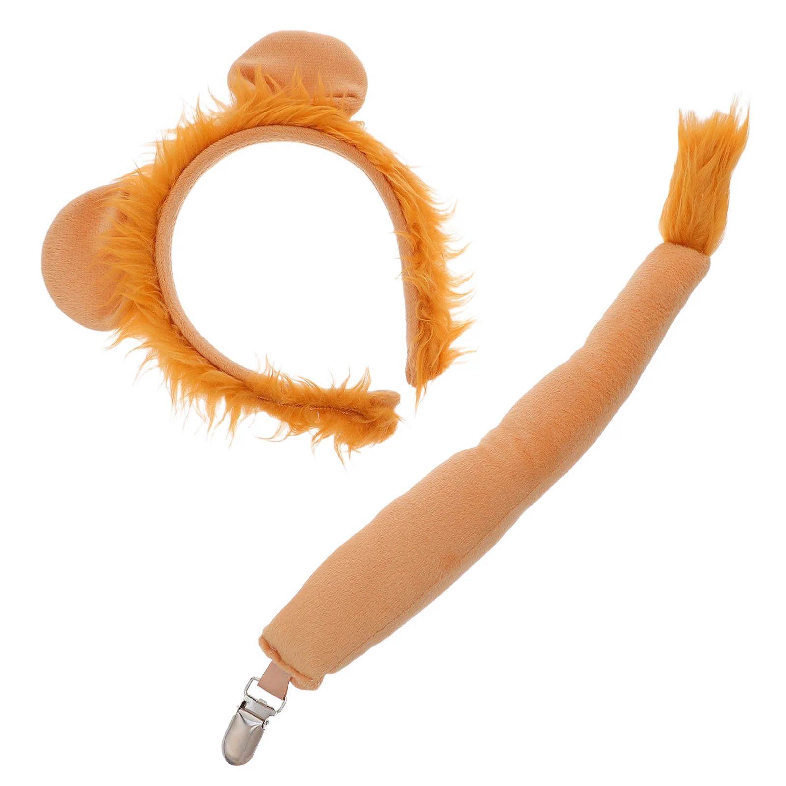 Headband Ear Kids Accessories Lion Headband Exquisite Animal Costume Party Decors Supply Carnival Lion Tail Party Supplies