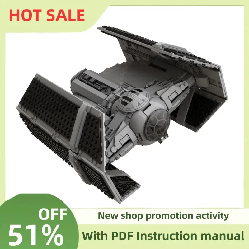 

New 1331Pcs Famous Star Battle Movie Moc Advanced Tie Spaceship Model Diy Creative Ideas Child Toy Birthday Gift Building Blocks