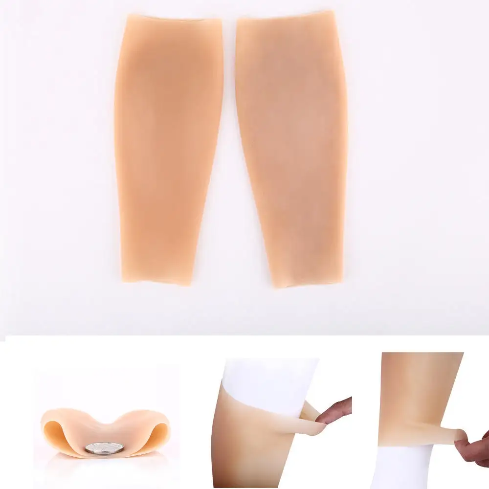 Realistic Calf Correction Full Silicone Leg Sets Onlays Arm Pads Adult for Cover Scar Posture Corrector Pad Bra