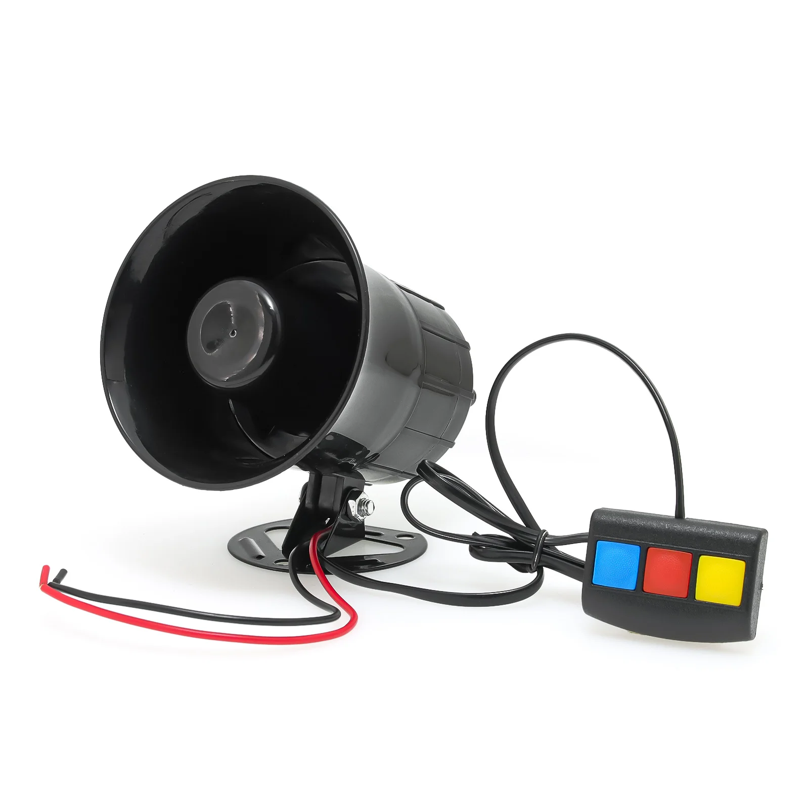 115dB 12V 3 Tone Sound Loud Car Horn Motorcycle Warning Alarm Police Fire Siren Horn Speaker Automotive Accessories customized