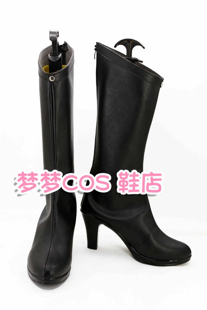 Fate Kaleid Iiner Chloe Von Einzbern Scarpe Cosplay Stivali Anime Gioco di ruolo Prop Halloween Carnevale Festa di festa Stivali in pelle PU
