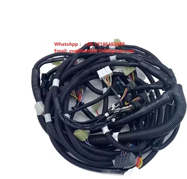 Customized High Waist Cat Excavator Wiring Harness Kobelco Inner Outer Fuel Injector Line Speed Plant Hydraulic Cab Wiring X&L