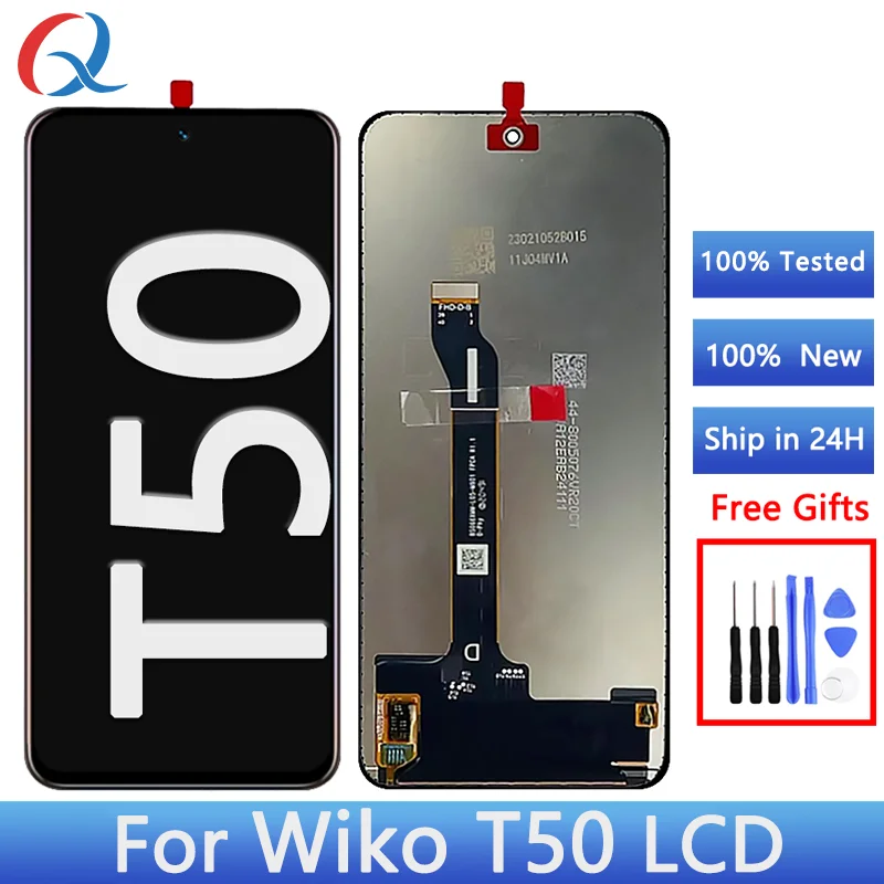 T50 Touch Screen Lcds For Wiko T50 Pantallas De Celulares For Wiko T50 Screen Replacement Mobile Phone Lcds