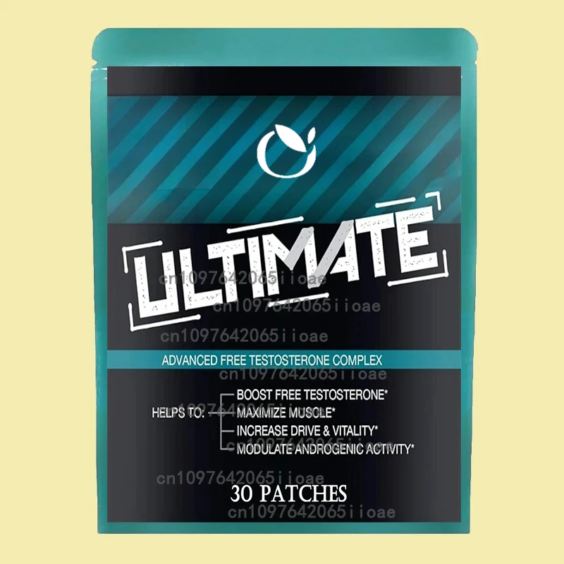 Patch transdermiche per testosterone Booster per uomo, radice di maca, Saw Palmetto 30 cerotti