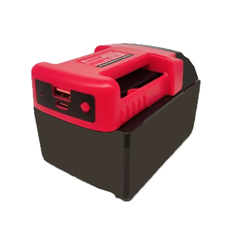 Imagem -06 - Suporte da Bateria Fivela do Cinto com Usb tipo c Saída para Milwaukee Bateria Li-ion 18v Bateria Portátil Rack Carregamento Rápido