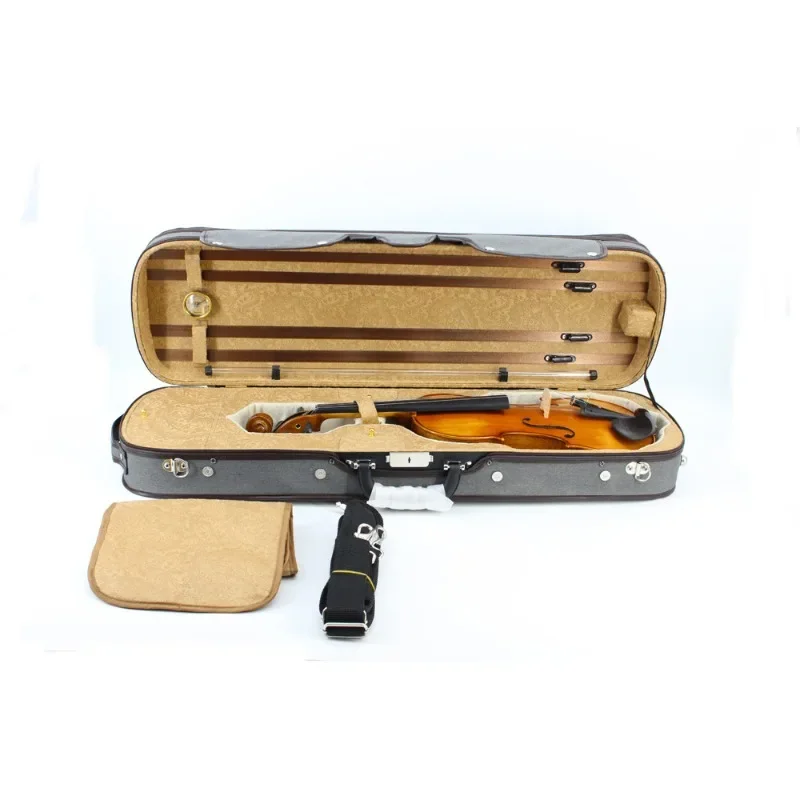 

Violin case, Oxford cloth, grey square high-end wooden case