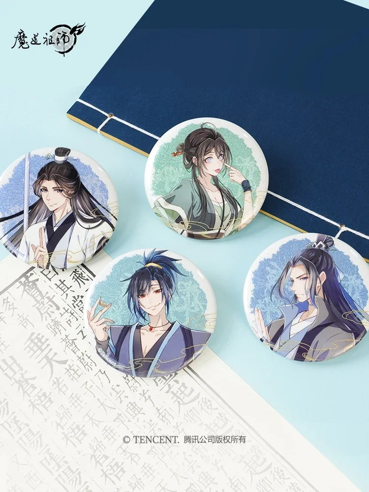 

Anime Grandmaster of Demonic Cultivation WeiWuXian LanWangJi Cosplay Uisong Chapter double flash badge ambitus