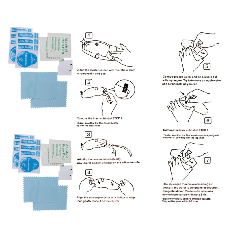 Thin Film Motorcycle Speedometer Instrument Protective Film Replacement Easy Installs fitting for CB150R CB300R 18-19