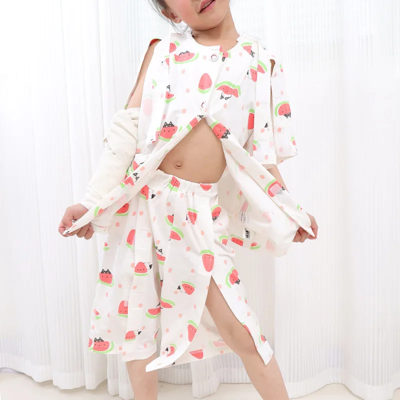 

Весенне-летний детский костюм для восстановления переломов для мальчиков и девочек, ног, стопа, рук и рук, литой по травмам, легко носить и Ta