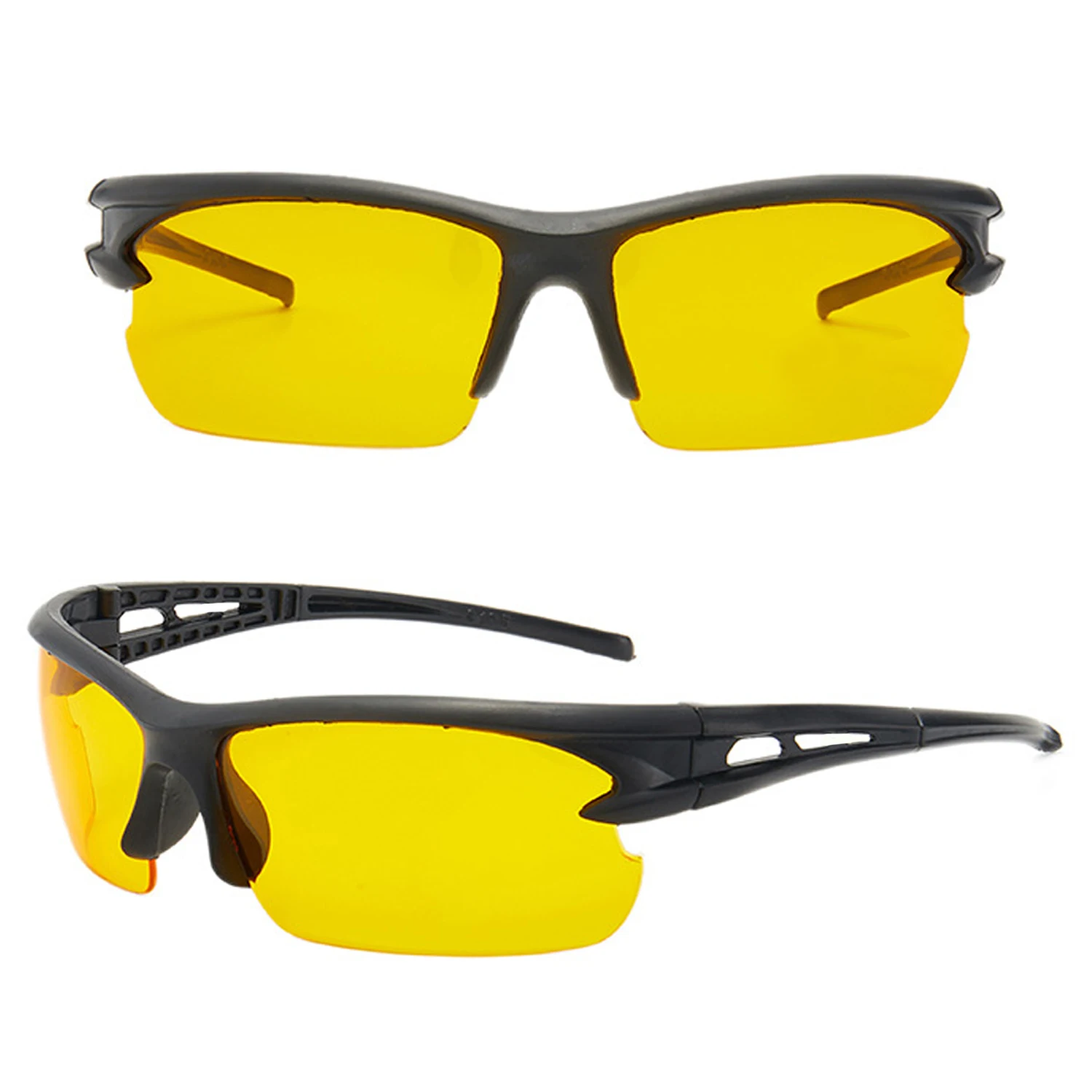 Night Vision Glasses Driver's Driving Glasses Sports Sunglasses for Women Men Cycling Glasses Yellow Sunglasses 1pcs