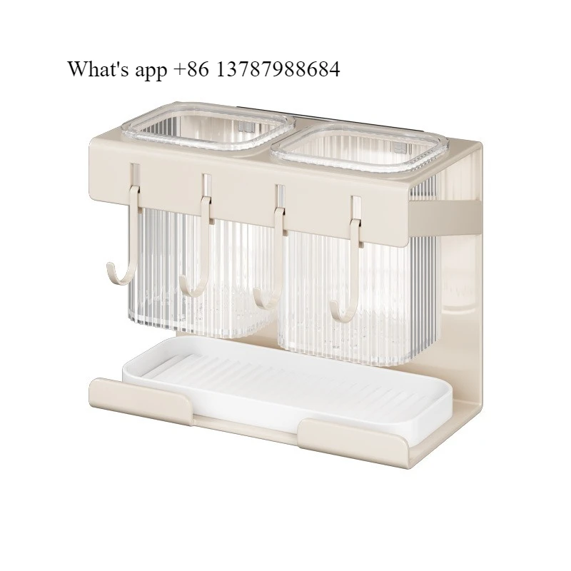 

Multifunctional Partition Chopstick Cartridge, No Punching Wall Hanging, Kitchen Drain Storage