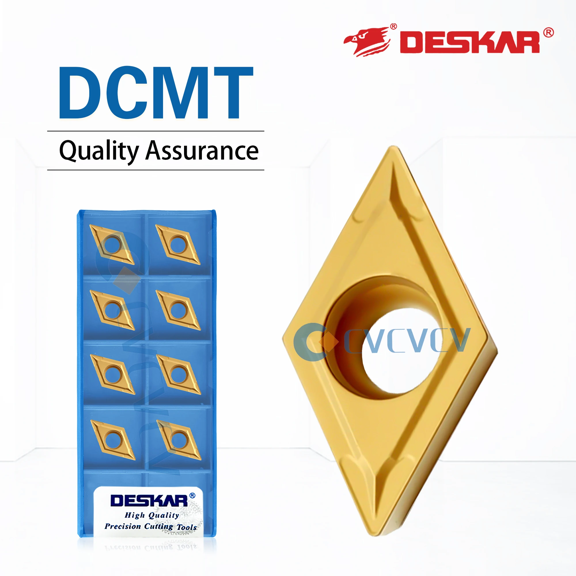 

DESKAR CNC lathe 100% Original Numerical Control DCMT11T304 DCMT11T308 LF9018 Used For Processing Steel Parts Cutting Tool Blade