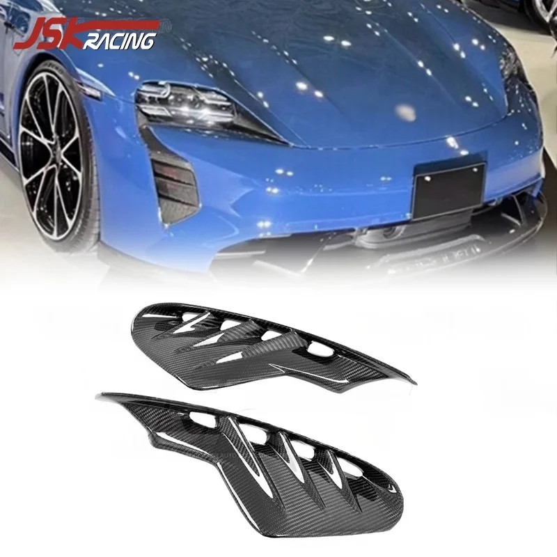 

Carbon Fiber Air Intake Splitter For 2019-2022 Porsche Taycan Upgrade To Tech Style
