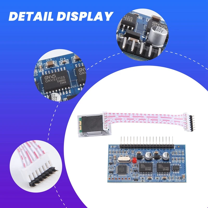 DC-DC DC-AC reiner Sinus-Wechselrichter-Generator SPWM Boost-Treiberplatine EGS002 „EG8010 + IR2110“ Treibermodul + LCD