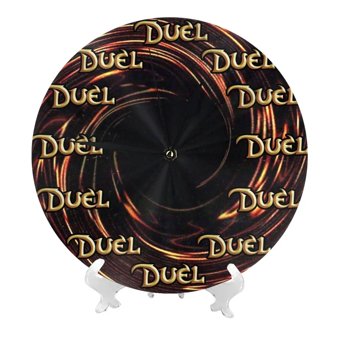 Time To Duel Wall Clock Modern 3D for Home Office Hotel Restaurant School Decoration