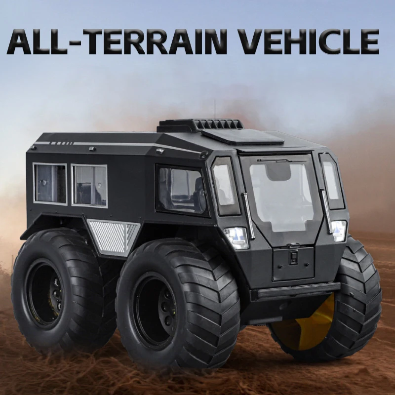 1:24 Sherp Legierung ATV LKW Modell Druckguss Metall All-Terrain-Geländewagen Auto Modell Simulation Sound und Licht Kinder Spielzeug Geschenk