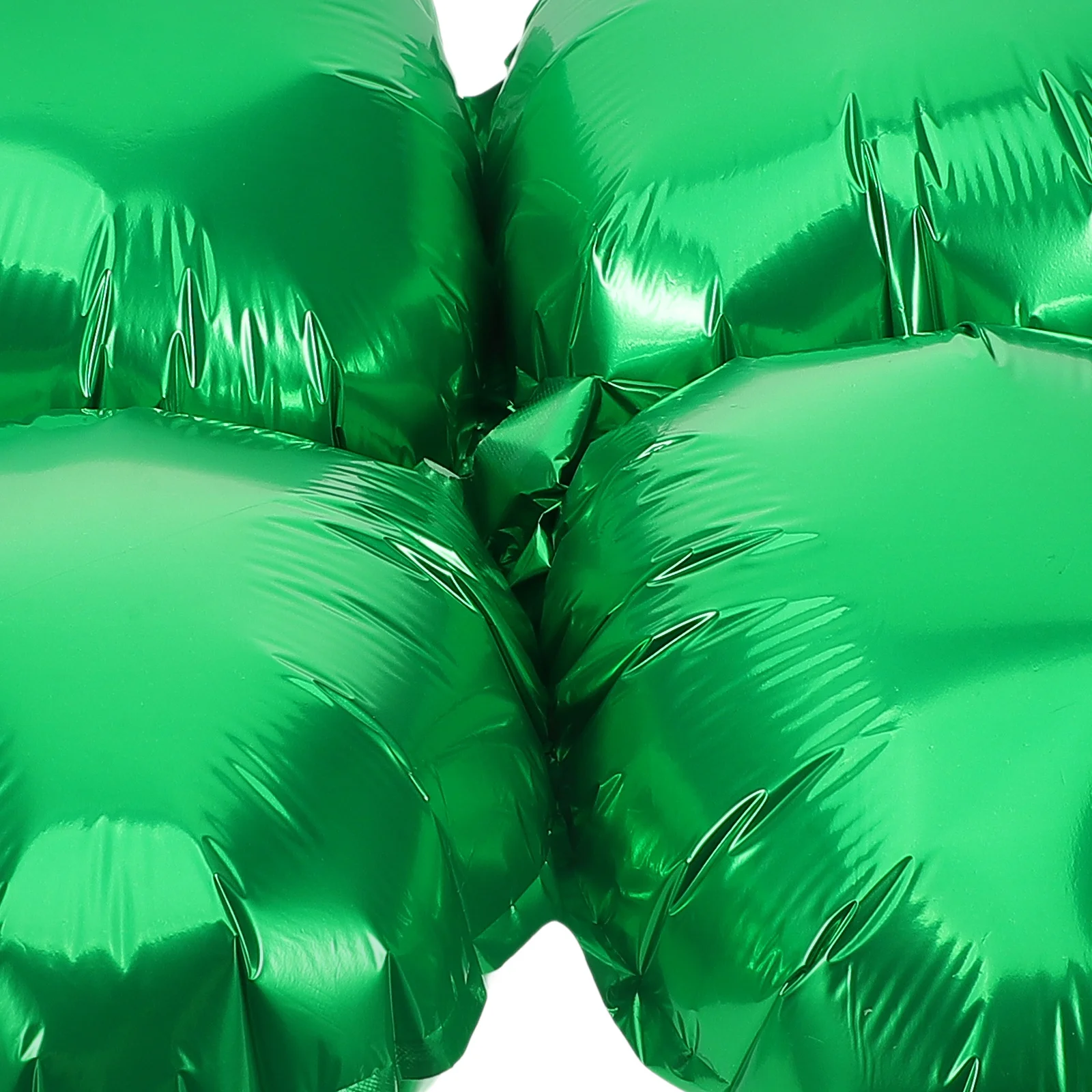 

50Pcs Four Leaf Clover Heart Shape Foil Balloons Reusable Party Festival Wedding Birthday Photo Props Green Festival Balloon