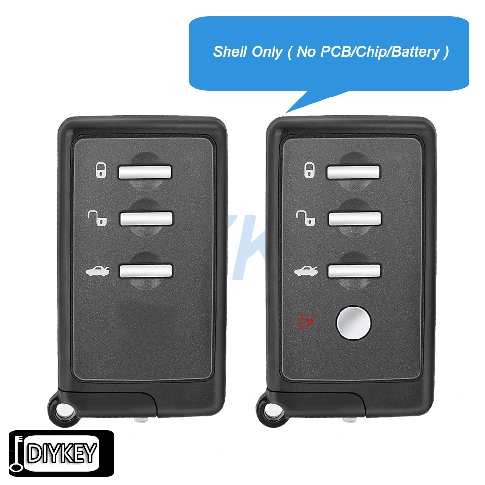 New 3 / 4 Buttons Case Smart Remote Key Fob Shell Cover Replacement for Subaru Forester Impreza Liberty Fuji Legacy XV Outback