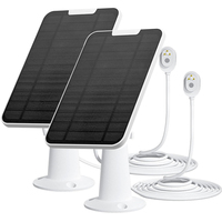 Upgraded High Efficiency Solar Panel for Arlo Pro 5S/Pro 4/Pro 3/Pro 3 Floodlight/Ultra/Ultra 2 etc. Security Camera.