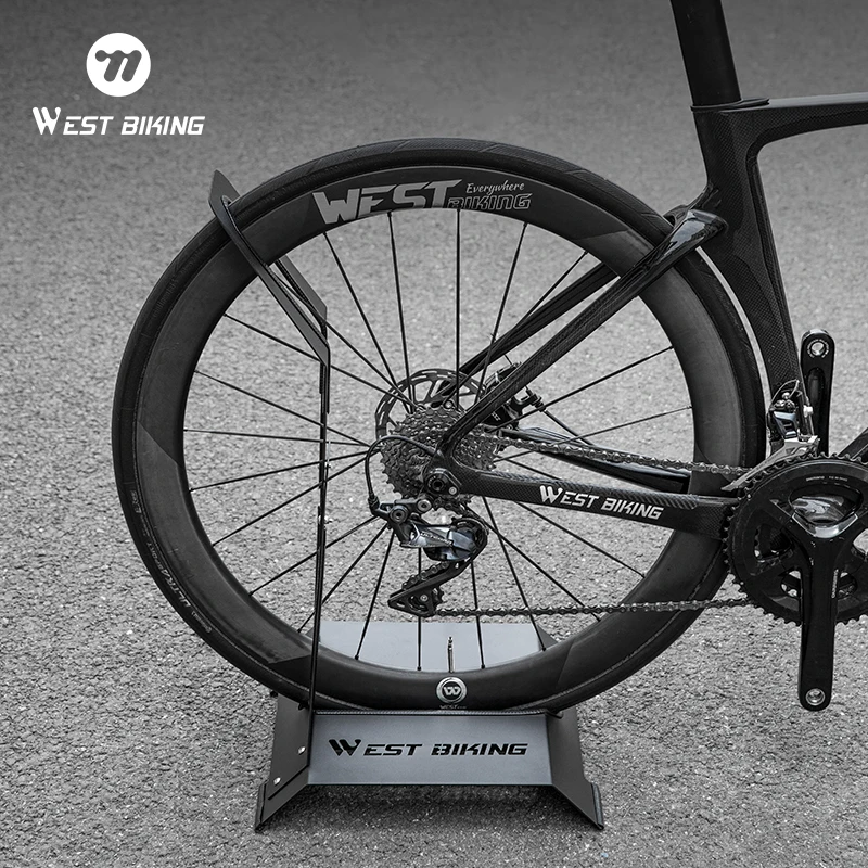 

WEST BIKING Крытая стойка для парковки велосипедов Регулируемая подставка для хранения велосипедов Дорожная поддержка обслуживания горного велосипеда Велосипедные стойки
