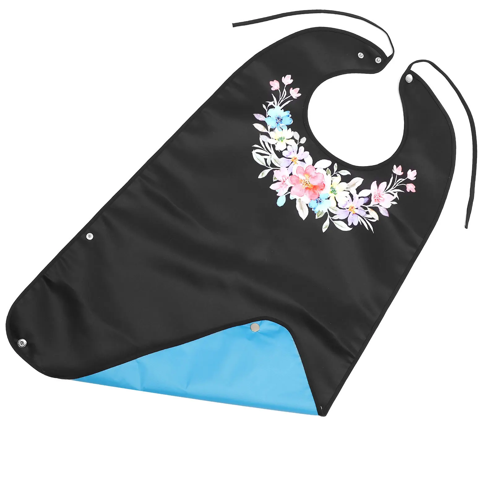 

Adult Mealtime Bib Elderly Large Wearable Dinner Feeding Bib Washable Reusable Clothing Protector for Seniors Dining Aid Eating