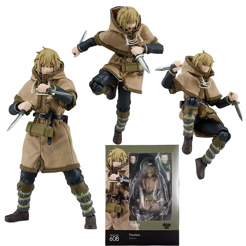 # 608 Figma Vinland Saga Thorfinn Anime Figur Max Factory Thorfinn Action Figure Erwachsene Sammeln Modell Puppe Spielzeug Geschenke