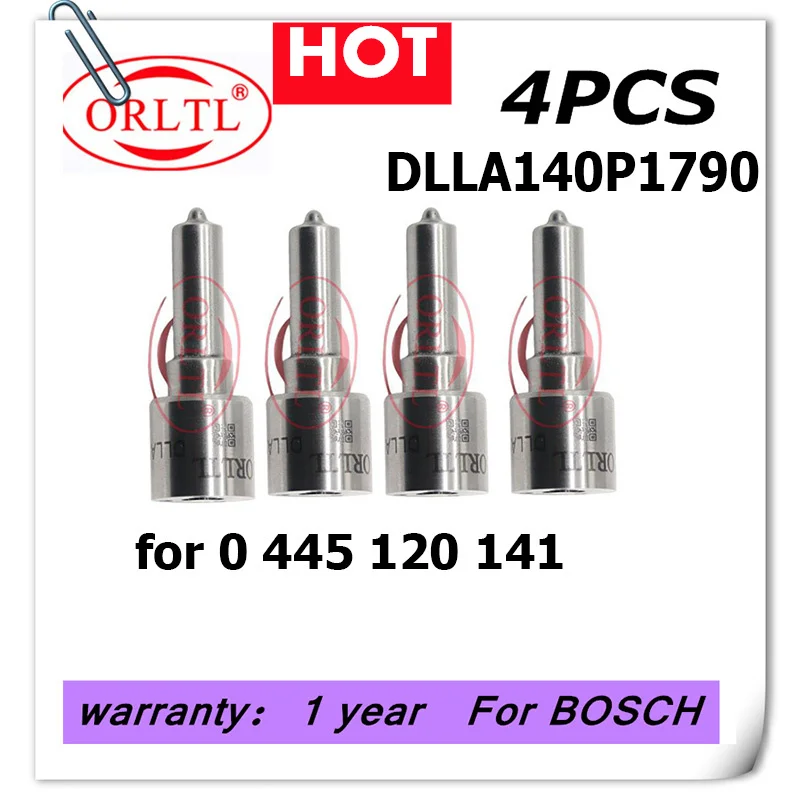 for Injection Nozzle 0 445 120 141 0445120141 DLLA140P1790 (0433172092) Injector Spare Parts Nozzle 4pcs