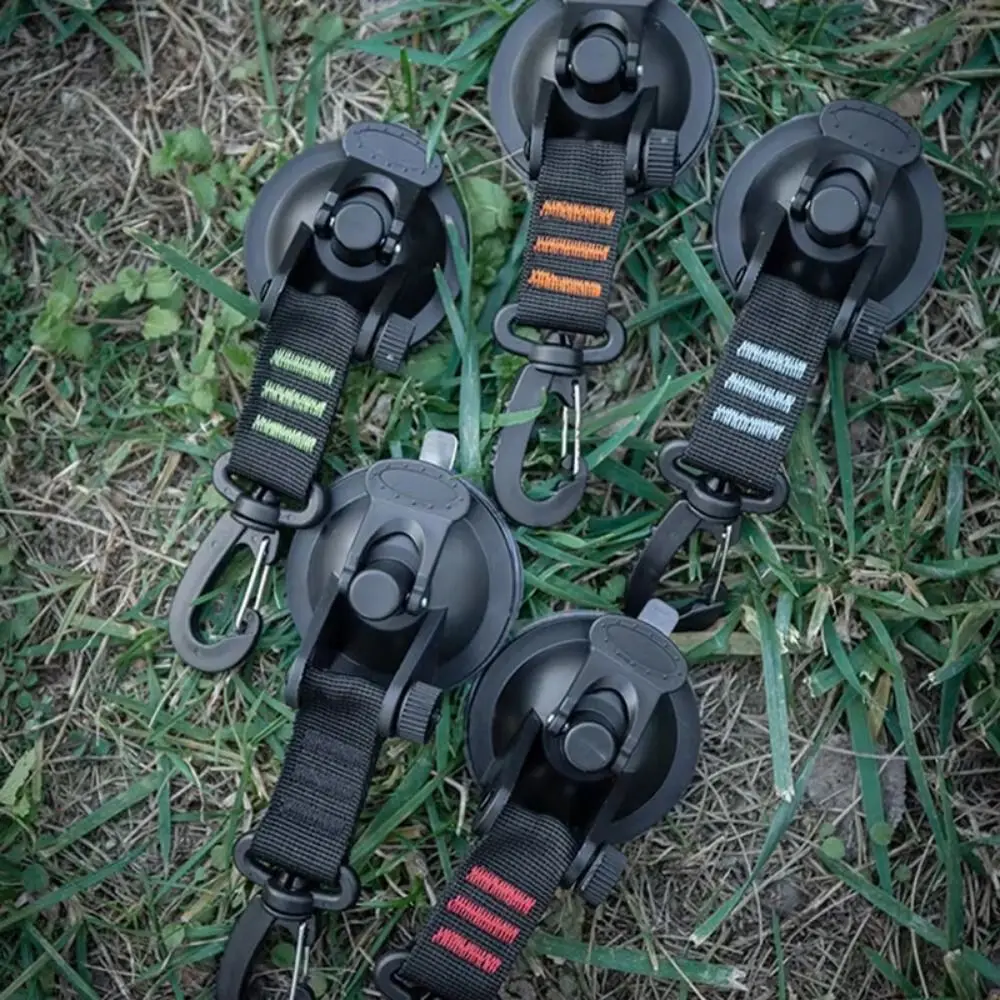 أكواب شفط لخيمة السيارة المفرغة مع مشبك قوي لخيمة الشفط وخطاف المصاصون 360 درجة °   خطافات تثبيت الخيمة شديدة التحمل #4