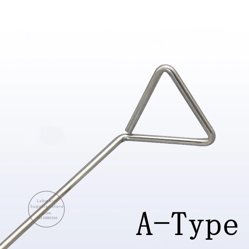 Imagem -02 - Laboratório Peças Lote 10 Triangular L-forma Celular Propagador para o Experimento de Laboratório de Células Empurrar e Raspar Placa de Petri Aço Inoxidável