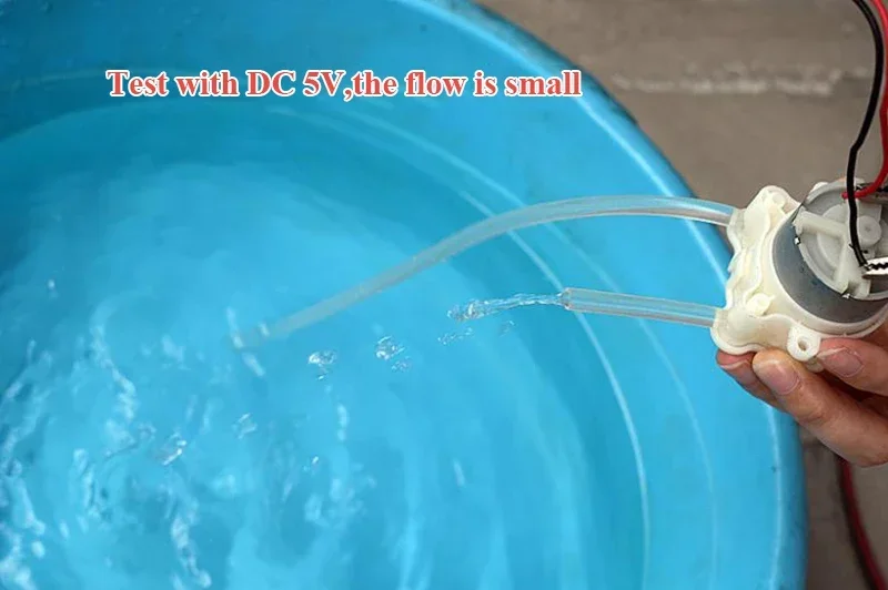 DC 5V 6V 12V Micro Peristaltic Pump Mini 500 Geared Motor Dosing  Squeeze Liquid Water Pump for Lab Ink Sampling Pump