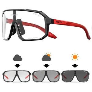 Photochromatic cycling glasses, photocromatic sunglasses for men and women, mountain bike, road, new bicycle, outdoor sports, walks 6 Main Sales Running Glasses - №3
