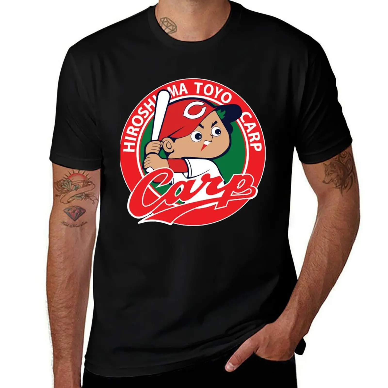 

Hiroshima Toyo Carp Essential T-Shirt essential t shirt summer tops basketball graphic tees shirts graphic compression shirt men