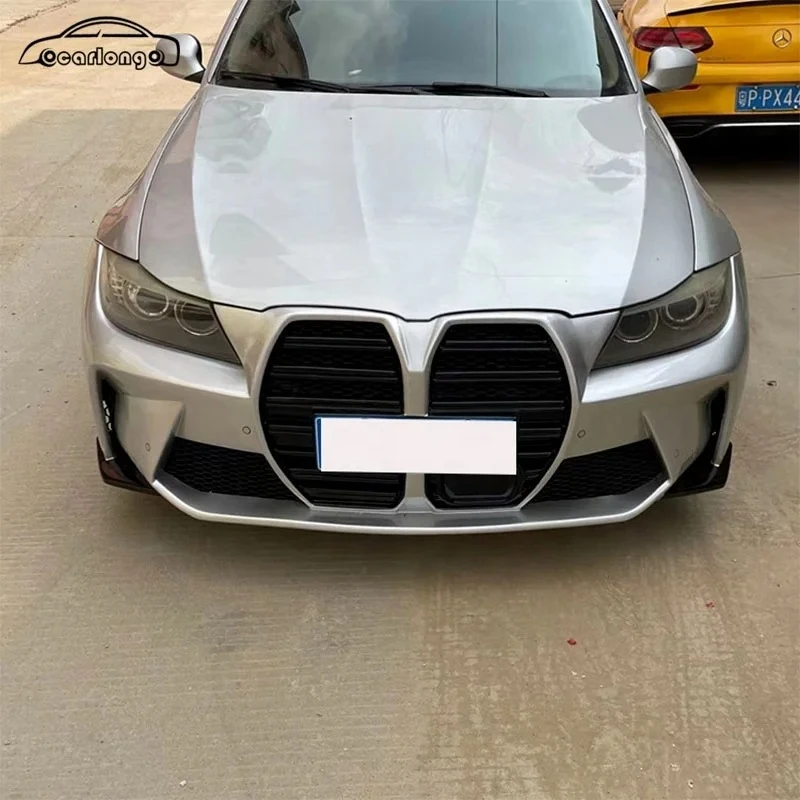 مصد السيارة لسيارات BMW 3 Series E90 320 325 2005-2012 ترقية M3 نمط المصد الأمامي مصبغة طقم الجسم الجمعية ملحقات السيارات الخارجية