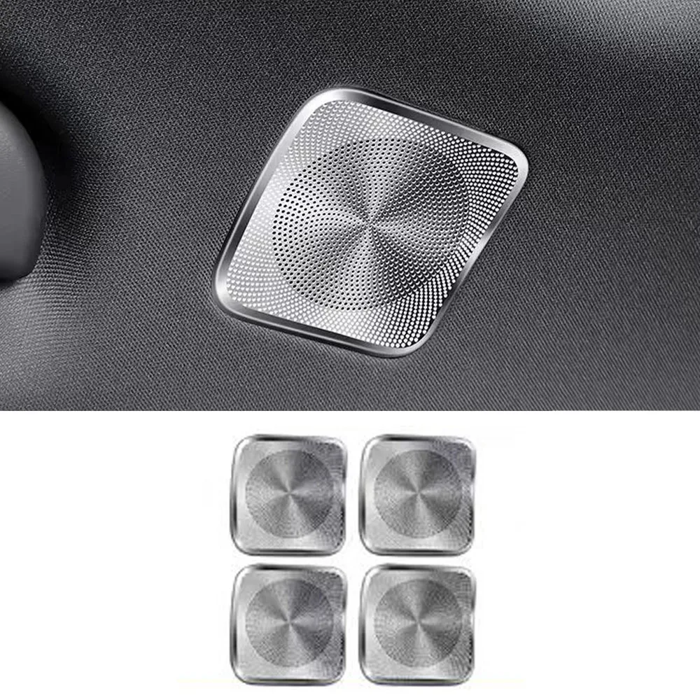 

Декоративный чехол на крыше, металлический чехол на звуковой сигнал для микрофона, товары для украшения интерьера автомобиля, подходит для выравнивания, леопарда, титана 7,