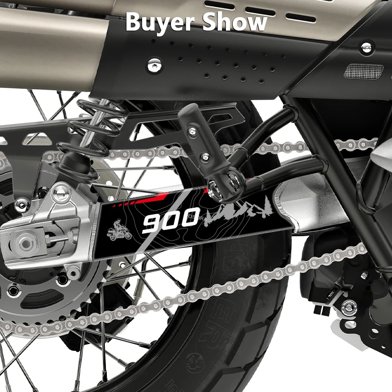 POSFIRA Motorcycle Swingarm Sticker 3D Resin Decals for Triumph Scrambler 900 Scrambler900 2026 Motorbike Accessories view 6