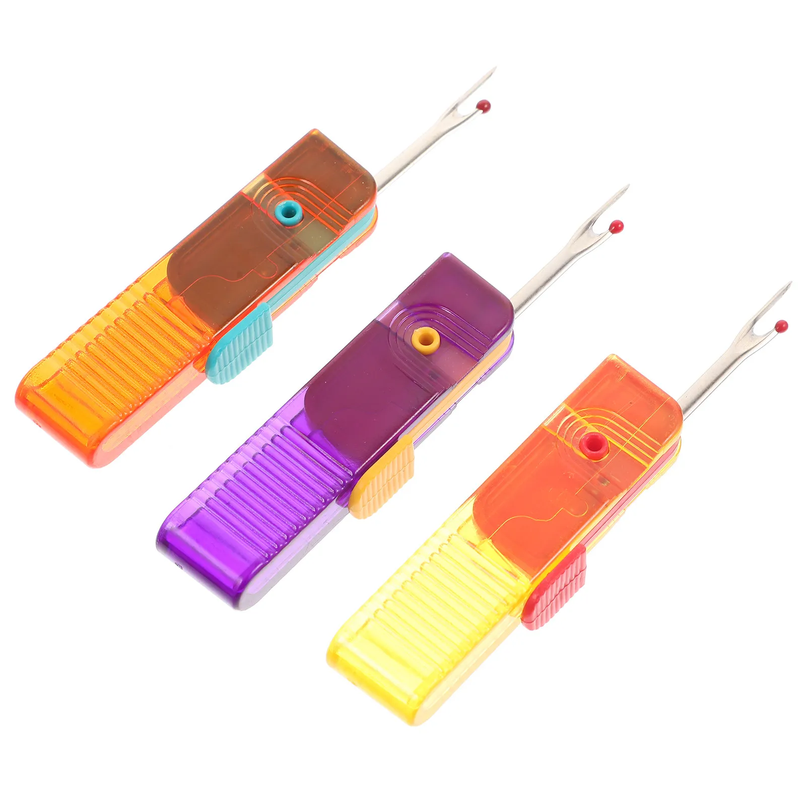 3pcs Portable Sewing Unpicker Tool Set – Easy-Grip Ergonomic Seam Ripper for Tailoring, Wear-Resistant
