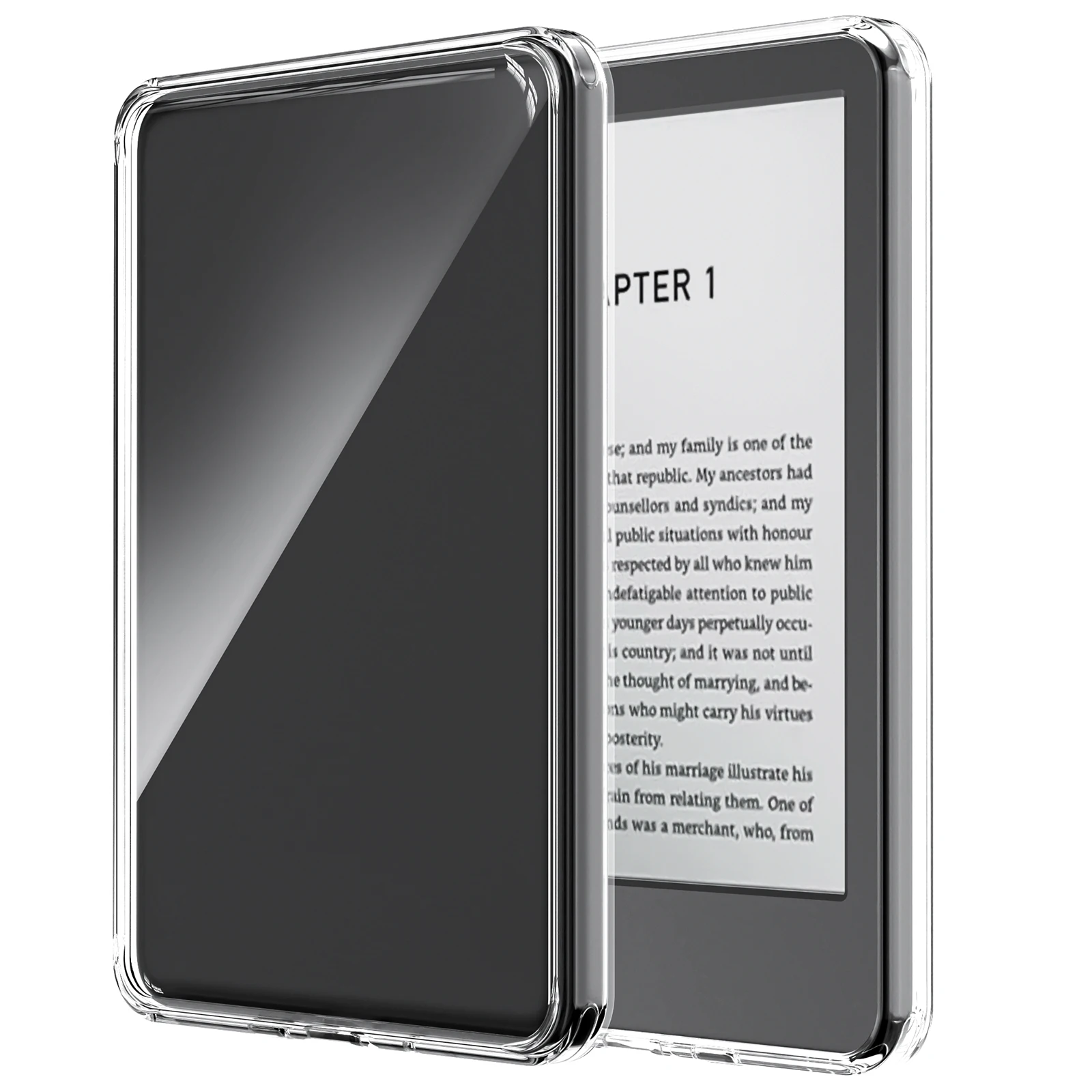 Cubierta protectora transparente para Kindle 11 2024 generación cuatro esquinas anticaída antiarañazos a prueba de polvo diseño Simple