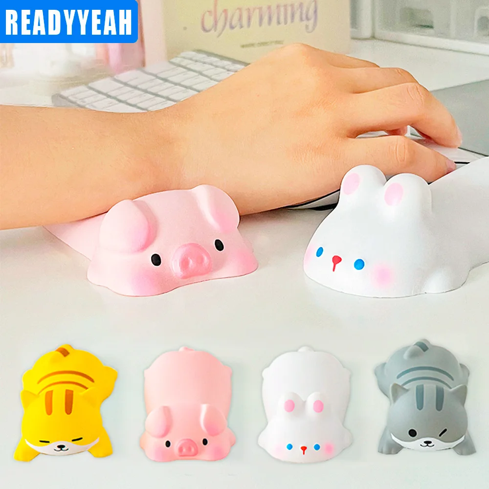 Cute Mouse Pad Wrist Rest Support For Table Ornament PC Laptop Accessories For Squishy Toys Backlit Gaming Mouse MIni Mouse Pad