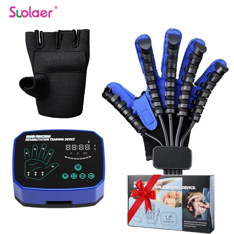 Finger Strengthener Stroke Recovery Physicaltherapy Hemiplegia Rehabilitation Training Robot Gloves Cerebral Infarction Training