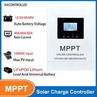 MPPT 40A 60A 80A 180VDC Solar Charge Controller Solar Panel System Charge Regulator For 12V 24V 48V 60V Lifepo4 Lithium GEL