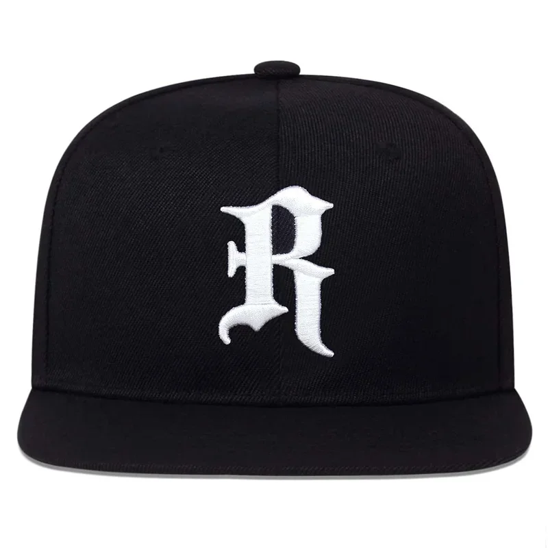 Unisex R Letter Side Planet Embroidery Hip-hop Hats Spring Autumn Adjustable Casual Snapback Baseball Caps Outdoor Sunscreen Hat
