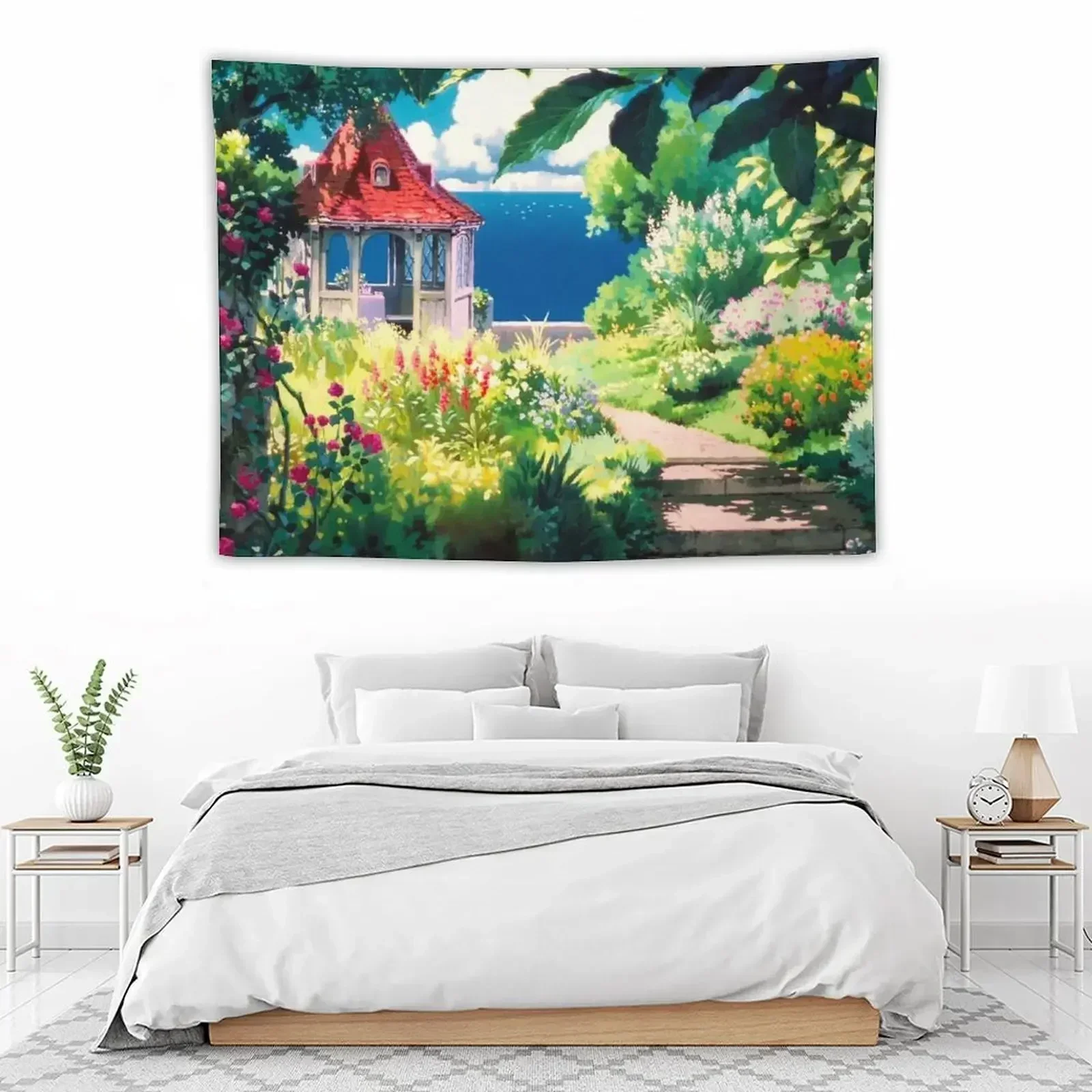 

A Site to Sea Tapestry Aesthetics For Room Wall Decoration Items Tapestry