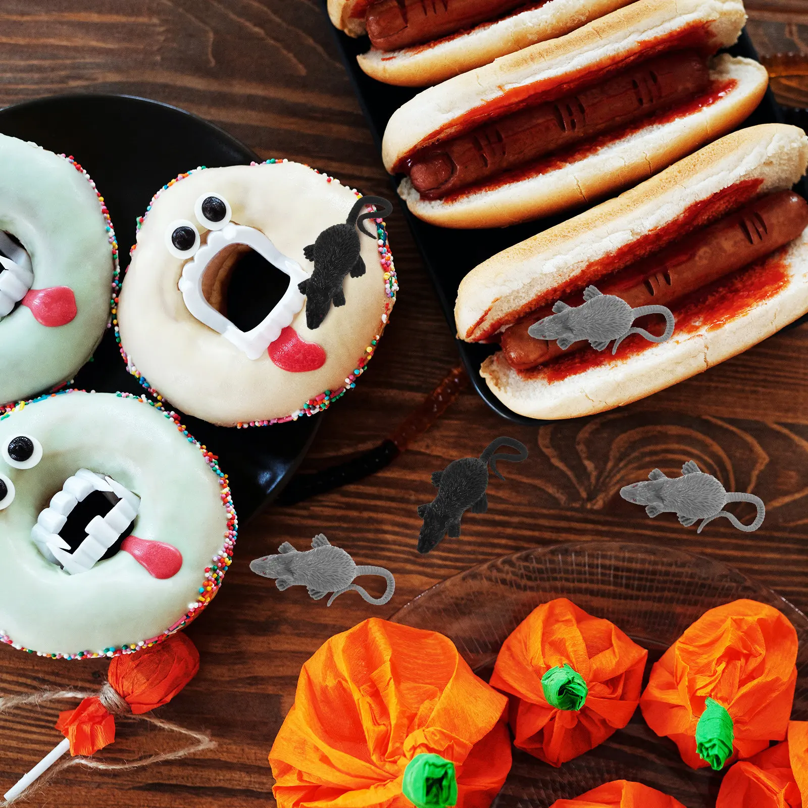 

20Pcs Exquisite Small Rodent Gag Gift for Party Games Trick Or Treat Prank Outdoor Indoor Entertainment Fake Rat