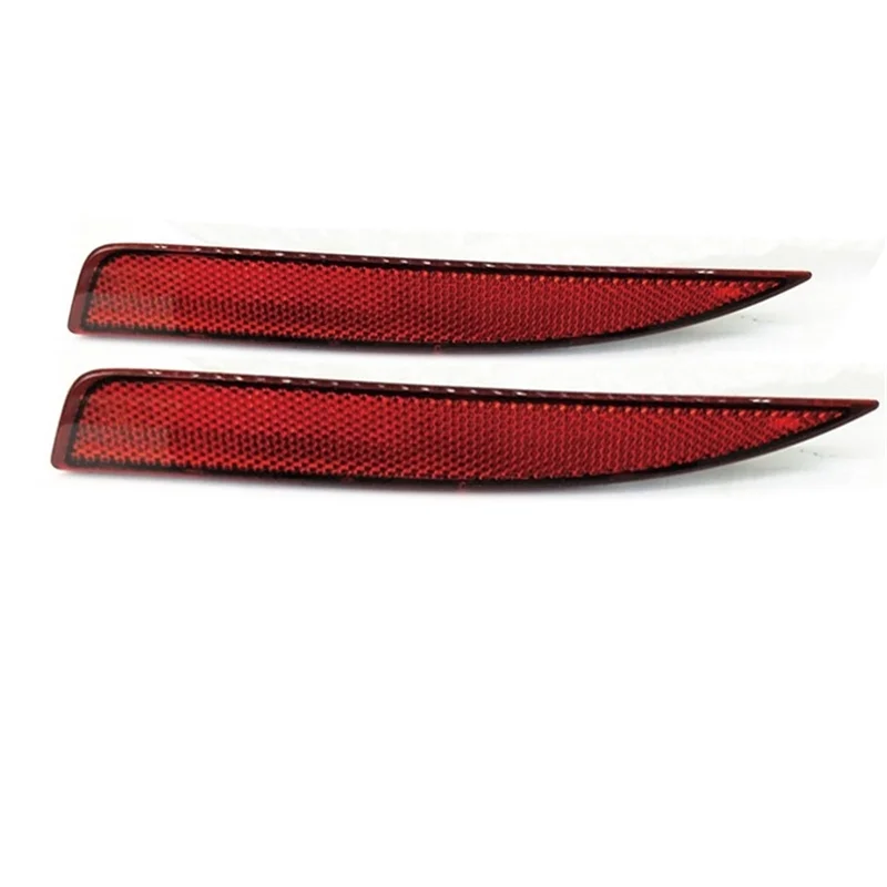 

A02Q-For Vw Scirocco R R-Line 2011-2015 1 Pair Rear Bumper Reflector Warning Light Strip Cover 1K8945105B 1K8945106B