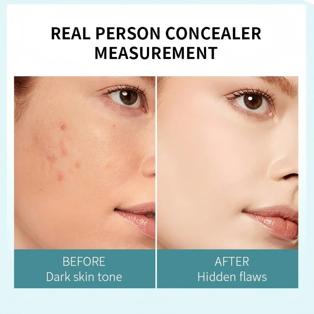 Life Girls 4 色のリキッドファンデーションフェイスコンシーラークリーム保湿ナチュラル肌の明るく長持ちしやすい塗布