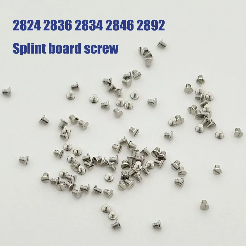 20/40/60/80pcs Watch movement accessories 2824 2836 2834 2846 movement clamp screws 2892 universal  Splint board screw