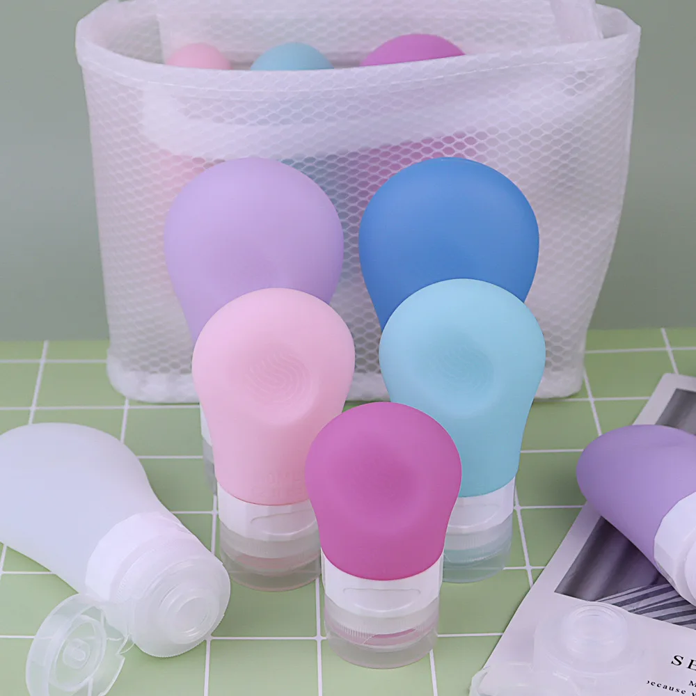 Creative Fingerprint Silicone Travel Dispensing Bottle: Lightweight and Portable, a Great Helper for Travel and Toiletries Storage, a Must-Have Item for Cruise Trips and Travel Seasons 1Pcs