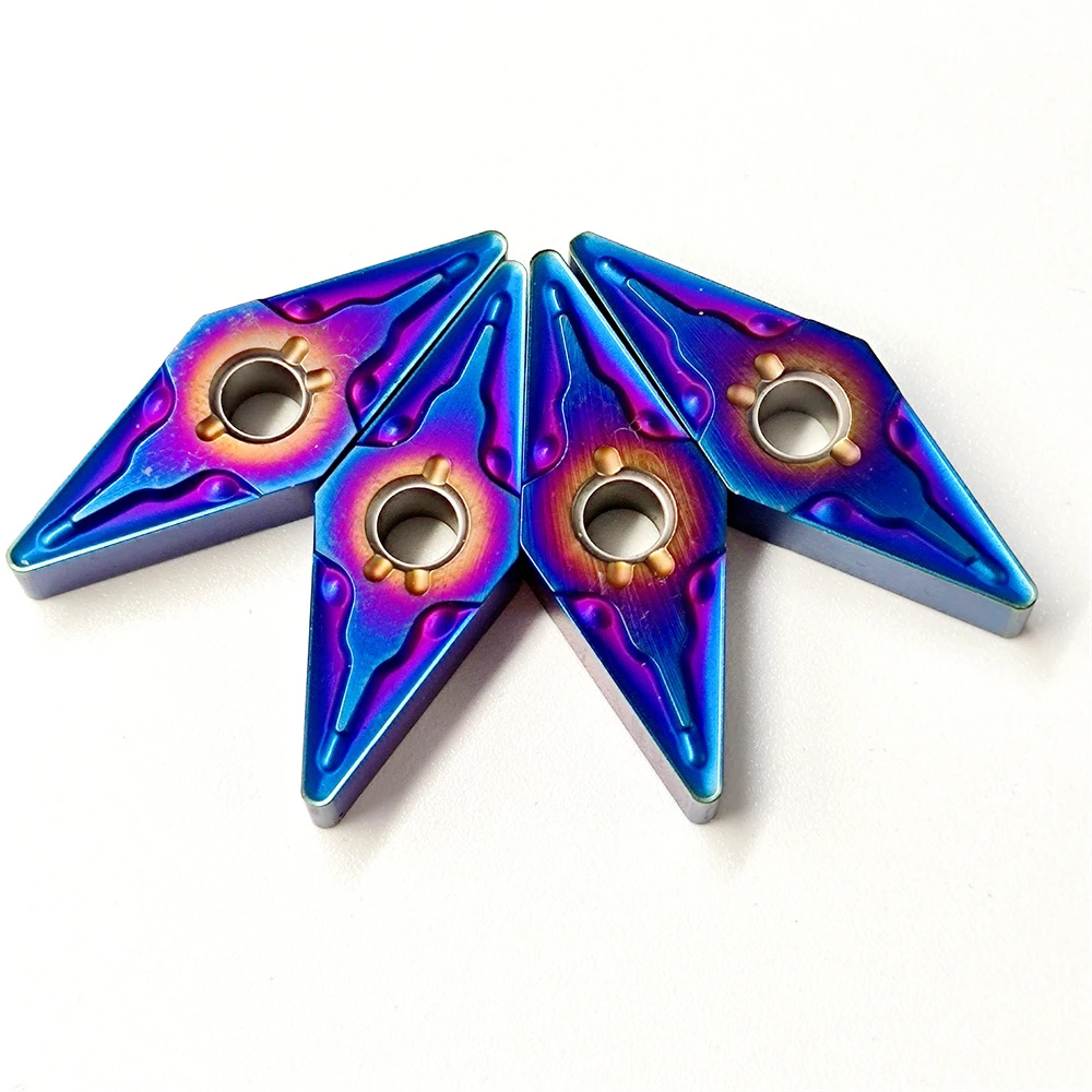 High Quality Carbide Insert VNMG160404 VNMG160408 Turning Tool Blue Flame Series CNC Milling Blades VNMG 160404/160408 Internal