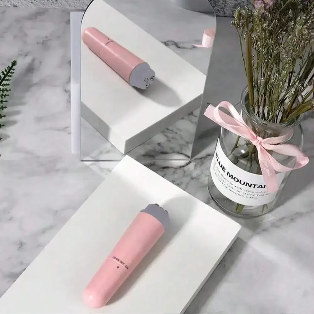 Mini elektrische oogmassageapparaat Vibrerend schoonheidsapparaat, 4-in-1 draagbare gezichtsspierstimulator