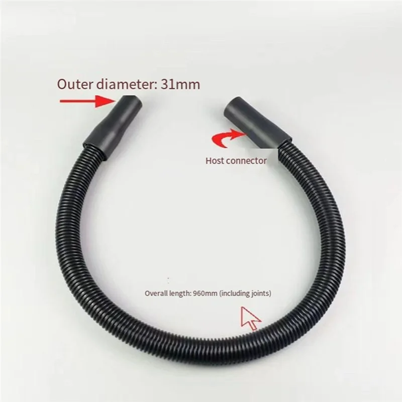 Tuyau d'extension 1M 32Mm de Long pour aspirateur sec et humide, Tube Flexible EVA de 32Mm pour aspirateurs secs et humides